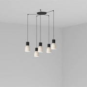 68592-5L KOMBO BEIGE PENDANT LAMP ø120 1X E27 5L подвесной светильник Faro barcelona