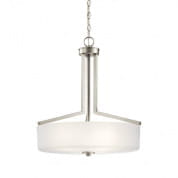 Skagos 3 Light Pendant Brushed Nickel подвесной светильник 52234NI Kichler