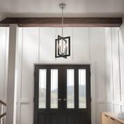 Pendroy 12" 4 Light Foyer Pendant in Black подвесной светильник 82382 Kichler