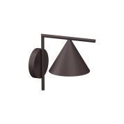 уличный настенно-потолочный светильник с купольным плафоном чёрного цвета