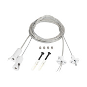 043324 Arlight Подвес токопроводящий ARL-2x2m Set WHITE (Pad 15x2mm, 2x20AWG)