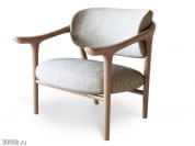 Aida Мягкое кресло из ткани со структурой ясеня Morelato