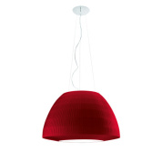 подвесная люстра куполообразной формы цвета слоновой кости