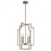 Downtown Deco Large 4 Light Foyer Pendant PN подвесной светильник 43965PN Kichler