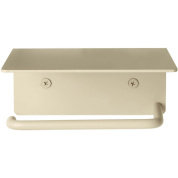 настенный держатель для туалетной бумаги с полкой из металла