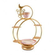 Extravaganza - round pastry holder & coffee cup - pink чашка, Villari