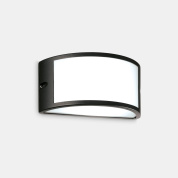 322728 Ideal Lux REX-1 AP1 NERO уличный настенный светильник черный