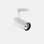 трёхфазный трековый прожектор белого цвета 15w с направленным светом IP20