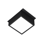 встраиваемый квадратный потолочный светильник для ячеечных потолков с теплым свечением