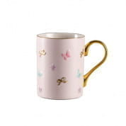 Butterfly pastel pink mug кружка, Villari
