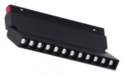магнитный трековый светильник на штанге с корпусом чёрного цвета 48V