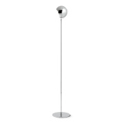 торшер с шарообразным плафоном на тонкой стойке