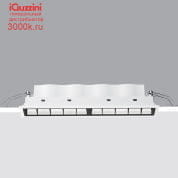 QD37 Laser Blade iGuzzini Recessed Frame section 10 LEDs - integrated DALI - Wall Washer Longitudinal Glare Control