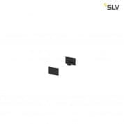 1000477 SLV GRAZIA 10, заглушка плоская для плоского профиля, 2шт., черный