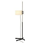 торшер с прямой стойкой и боковым креплением для текстильного абажура