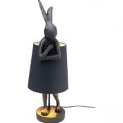 53473 Настольная лампа Animal Rabbit Matt Black 68cm Kare Design