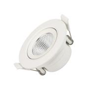 032857 Arlight Светильник LTD-POLAR-TURN-R80-5W Warm3000 (WH, 36 deg, 230V)