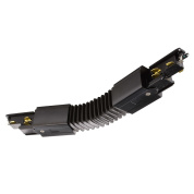 710524 Deko light Line гибкий соединитель черного цвета для трехфазного шинопровода