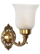 Small Traditional Brass Single Wall Light бра FOS Lighting SR2-Crown-WL1