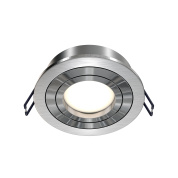 встраиваемый потолочный светильник серебристого цвета