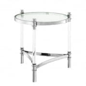 111147 Side Table Trento polished ss SIDE TABLES Eichholtz