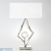 Abstract Lamp w/6 Crystal Sphere-Nickel Global Views настольная лампа