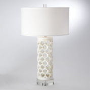 Round Arabesque Marble Lamp рабочая настольная лампа BAS Global 9.91906