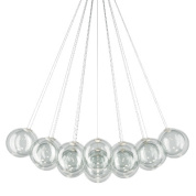 дизайнерская люстра из прозрачного стекла