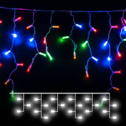 декоративная светодиодная гирлянда бахрома для фасадной подсветки