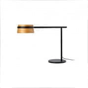 29568 LOOP LED Black table lamp with clip настольная лампа Faro barcelona