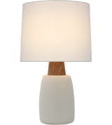 Aida Visual Comfort настольная лампа пористый белый и натуральный дуб BBL3611PRW-L