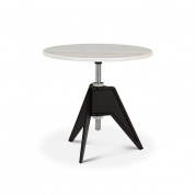 Screw Side Table White Marble Top 600mm Tom Dixon, стол