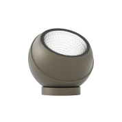 садовый светильник с круглым плафоном на стойке