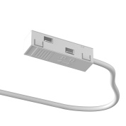 подвесной адаптер белого цвета для магнитной трековой системы 23mm Exility