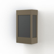 настенный светильник прямоугольной формы песочного оттенка