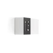 уличный настенный светильник с боковой подсветкой номера