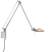 настенный светильник для чтения с articulated-конструкцией и тёплой плоской головкой