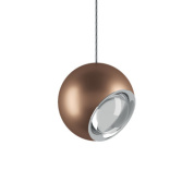 потолочный светильник с купольным плафоном цвета терракоты