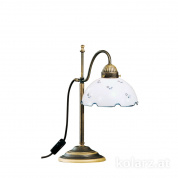 Kolarz Nonna 731.71.17 настольный светильник состаренная латунь ø40cm высота 43cm 1 лампа e27