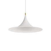 CA025AWUEZZ Linea Light Morgana SP Bell подвесной светильник оригинальной формы белый; золото