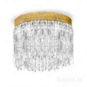 Kolarz Prisma 1344.16.3.P1.KpT потолочный светильник золото 24 карата ø45cm высота 40cm 6 ламп g9