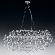 Metal Lux Astro SP ovale овальная люстра прозрачный; хром 206.520.01