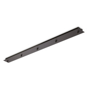 285702 Ideal Lux ROSONE LINEARE 5 LUCI NERO canopy черный
