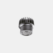 встраиваемый светильник с LED источником света в черном корпусе