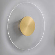 03404OSDHXXXX Elesi luce Air AP XL LED настенный светильник в минималистичном стиле латунь