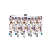 настенный светильник с подвесными элементами хром