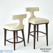 Anvil Back Counter Stool-Muslin Global Views стул