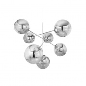 Globe Chandelier Large Silver LED CB Tom Dixon, люстра