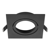 квадратное потолочное монтажное кольцо чёрного цвета