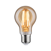 декоративная LED-лампа в форме груши из золотистого стекла